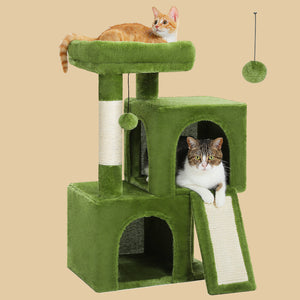 PAWZ Road All-in-One 30 Inches with Dual Condos Cat Tree