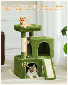 PAWZ Road All-in-One 30 Inches with Dual Condos Cat Tree