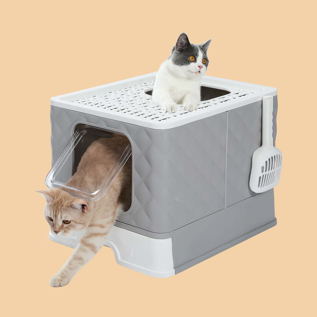 PAWZ Road Enclosed Ways Anti-splash Cat Litter Box