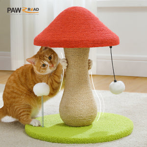 PAWZ Road Mushrooms Cat Scratching Post Sisal Claw Scratcher for Kitte