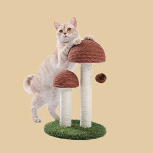 Arranhador de gato de sisal natural em forma de cogumelo de estrada PAWZ