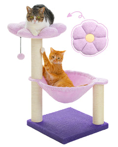 PAWZ Road Small Plush 28" Flower Cat Scratcher