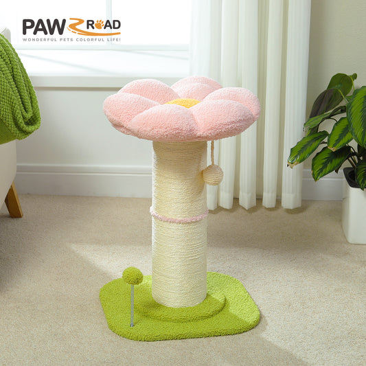 PAWZ Road 23.6-Inch Flower Cat Scratching Post