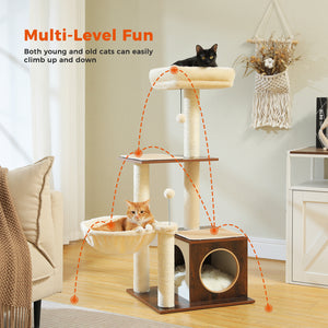 Pawz Road Cool Large Hammock Modern Cat Tree
