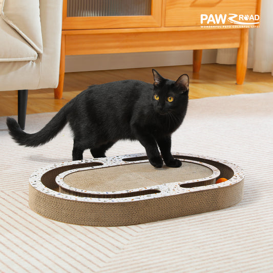 PAWZ Road Cat Scratcher Cardboard Toy, Scratching Pad, Foldable Scratch Board, High-Density Durable Design