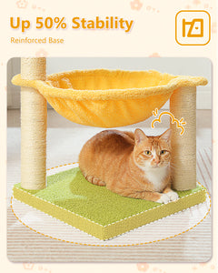 PAWZ Road Small Plush 28" Flower Cat Scratcher