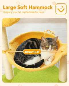 PAWZ Road Small Plush 28" Flower Cat Scratcher