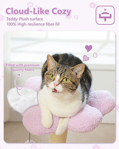 PAWZ Road Small Plush 28" Flower Cat Scratcher