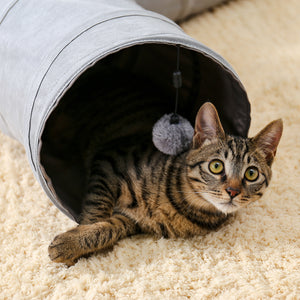 PAWZ Road  3 Way Cat Play Tube Collapsible Cat Tunnel Toys
