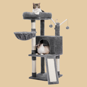 Torre PAWZ Road Cat Tree 41,3" com poste para arranhar