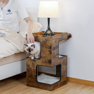 PAWZ Road Multi-Level Modern Cat Condo Indoor Furniture