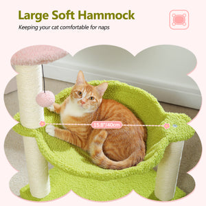 PAWZ Road Small Plush 28" Flower Cat Scratcher