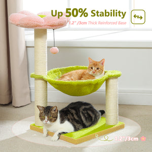 PAWZ Road Small Plush 28" Flower Cat Scratcher