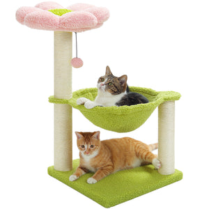 PAWZ Road Small Plush 28" Flower Cat Scratcher