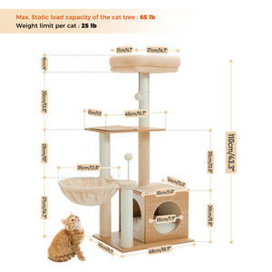 Pawz Road Cool Large Hammock Modern Cat Tree