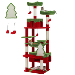 PAWZ Road Plush Indoor 72-Inch Large Cat Tree