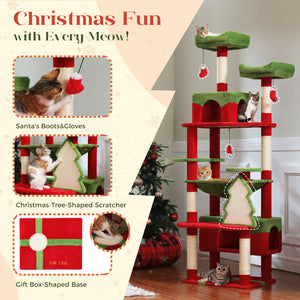 PAWZ Road Plush Indoor 72-Inch Large Cat Tree