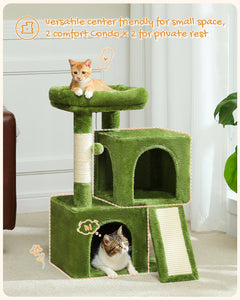 PAWZ Road All-in-One 30 polegadas com condomínio duplo Cat Tree