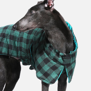 PAWZ Road Reversible Waterproof Windproof Green Dog Jacket