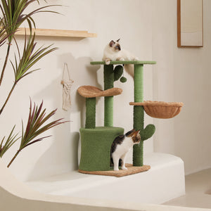 PAWZ Road Oasis Series Cactus Modular 3-in-1 Big Cat Tree