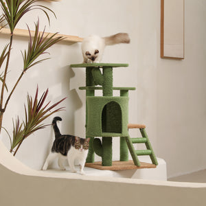 PAWZ Road Oasis Series Cactus Modular 3-in-1 Big Cat Tree