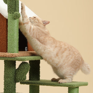 PAWZ Road Oasis Series Cactus Modular 3-in-1 Big Cat Tree