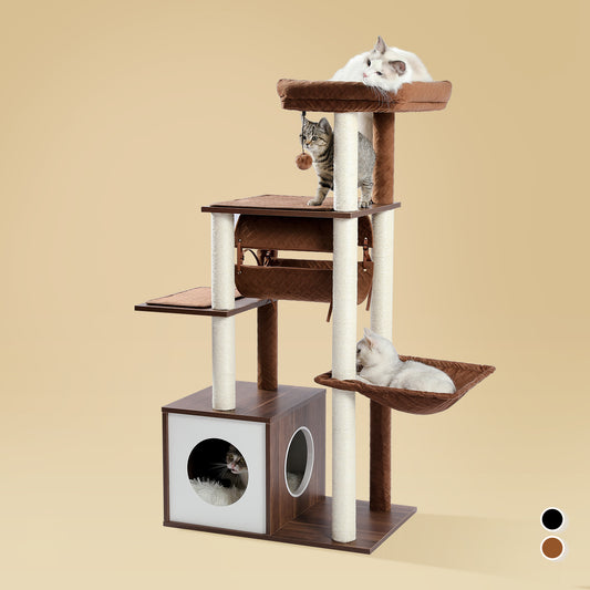 Pawz Road Cool Luxury Tunnel Modern Cat Tree