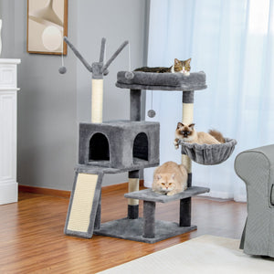 PAWZ Road Large Condo Cat Tree Whirligig Toy Hammock Scratching Board - AMT0150GY