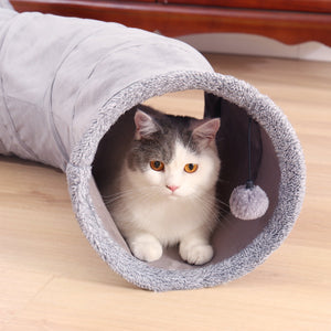PAWZ Road S-shaped Collapsible Cat Tunnel - AJD0033GY