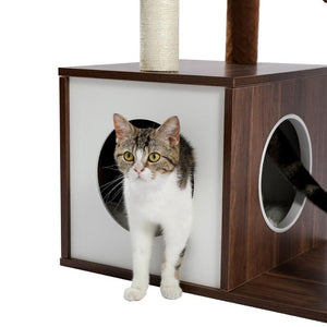 PAWZ Road Tunnel Modern Cat Tree Furniture (CA/USA) - AMT0102BN