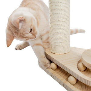 PAWZ Road Wooden Balls Turntable Cat Toys (USA/CA) - PAWZ Road
