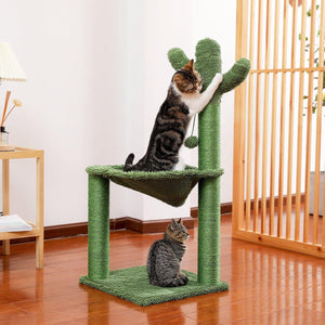 【Pre-order】PAWZ Road Cactus Hammock Cat Tree Scratcher (USA/CA) - AMT0113GN