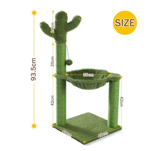 【Pre-order】PAWZ Road Cactus Hammock Cat Tree Scratcher (USA/CA) - AMT0113GN